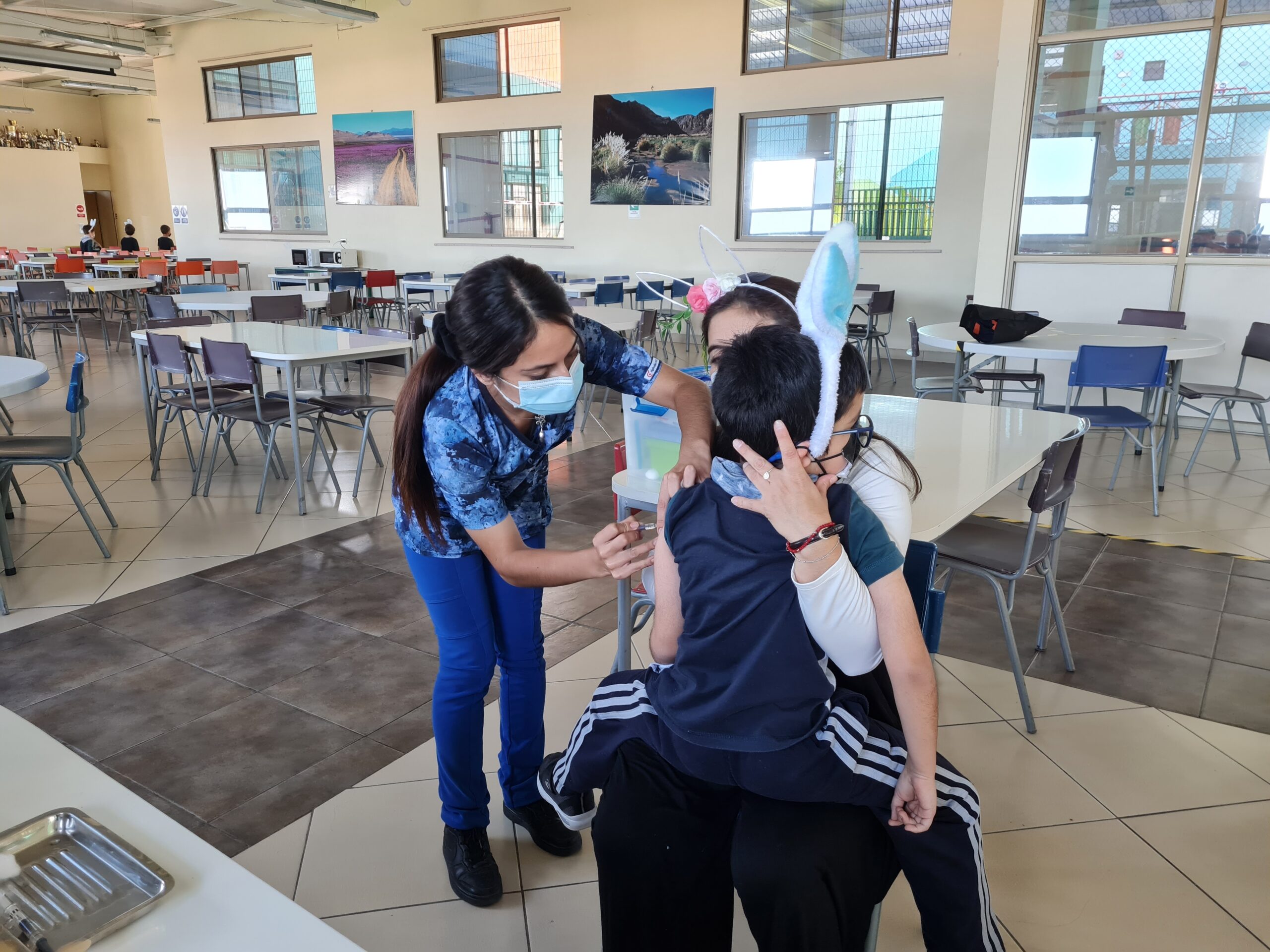 Vacunación Escolar 2022 Vacuna contra la Influenza + Covid-19