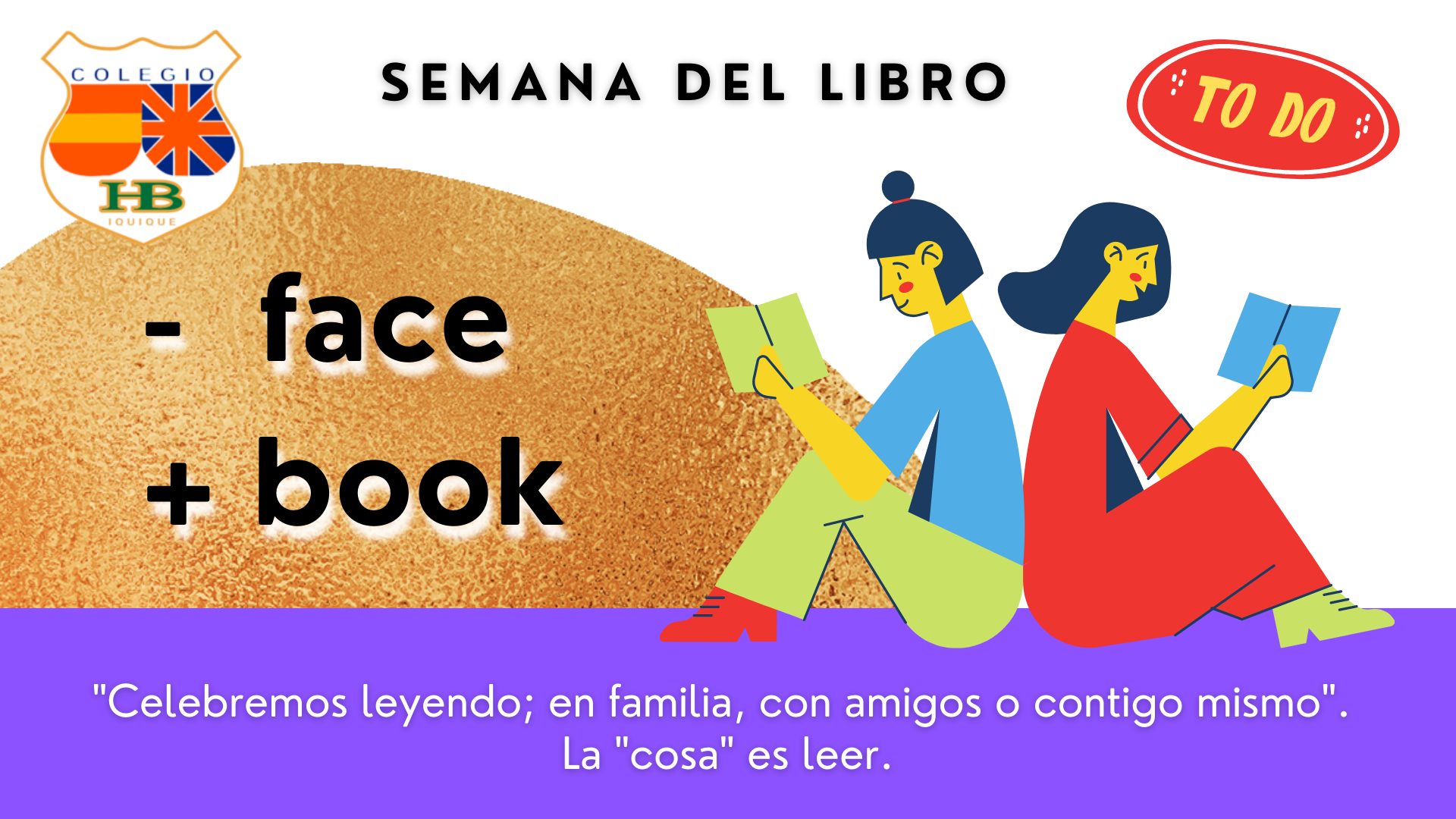 Semana del Libro en Hispano Británico (- Face + Book )