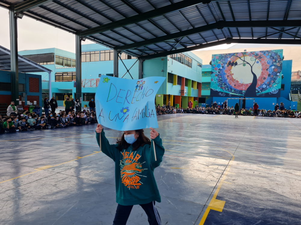 Acto cívico en conmemoración a los Derechos de los Niños y las Niñas