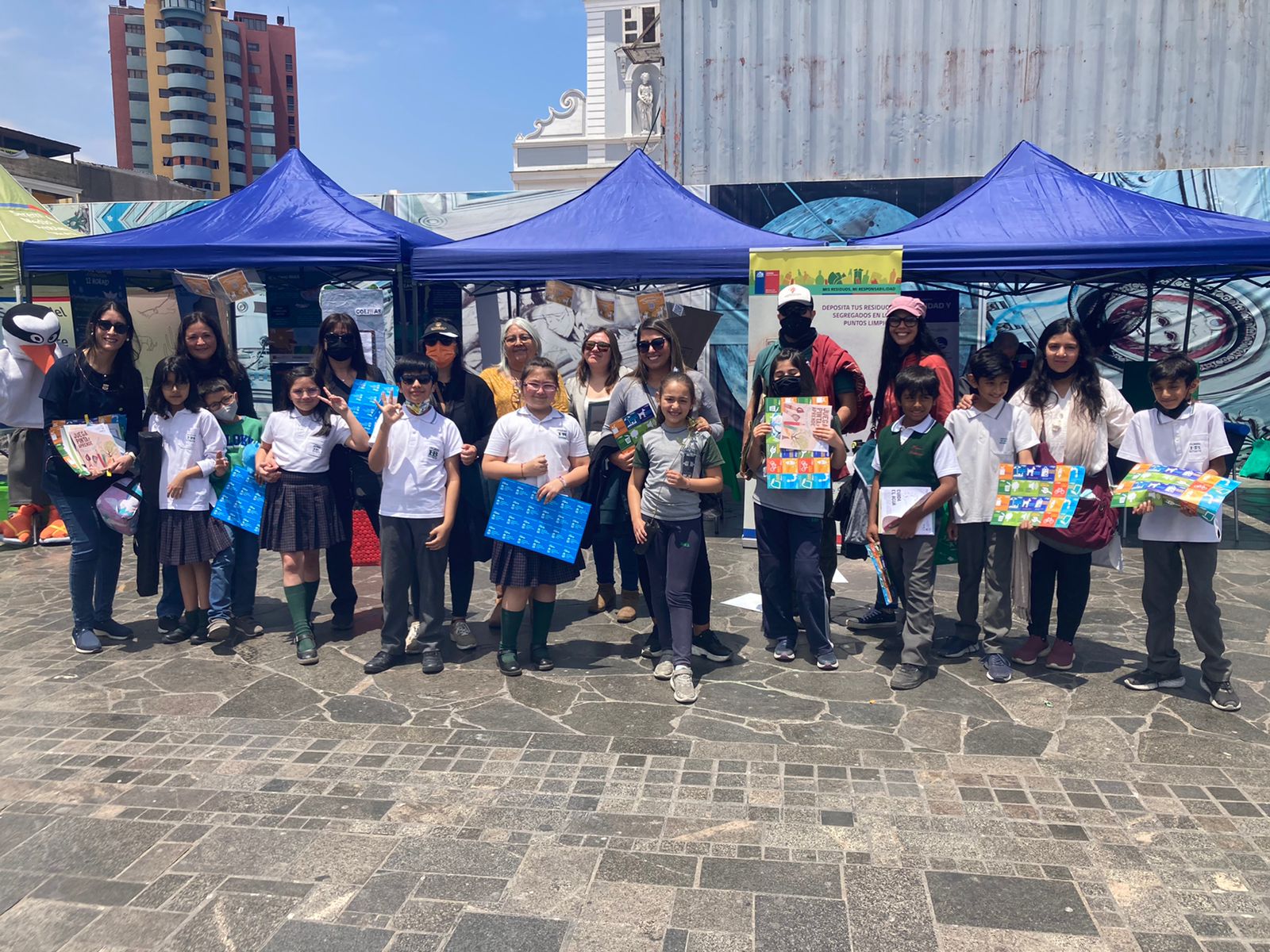 La brigada ambiental del colegio Hispano Británico, participa en la Feria de Educación Ambiental