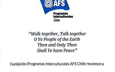 Reconocimiento de AFS Chile al Colegio Hispano Británico