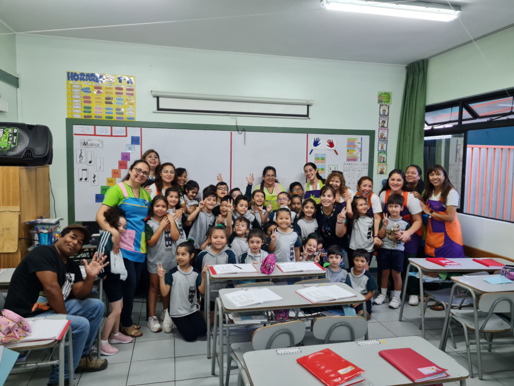 ¡Los niños y niñas de 1° básico recibieron una linda sorpresa!