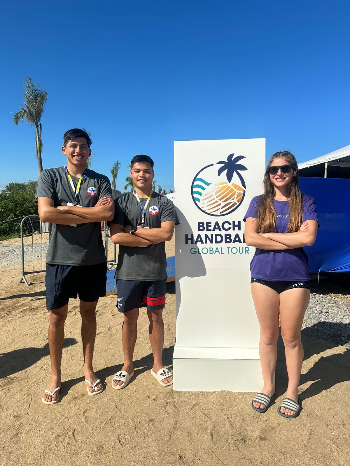 Ex Alumnos CHB destacan en Beach Handball Global Tour