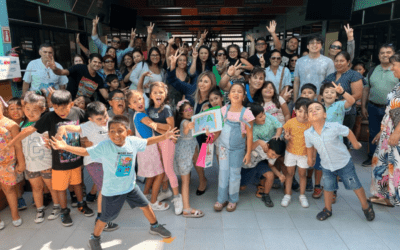 Los niños y niñas que ingresan a 1° Básico visitan el Colegio