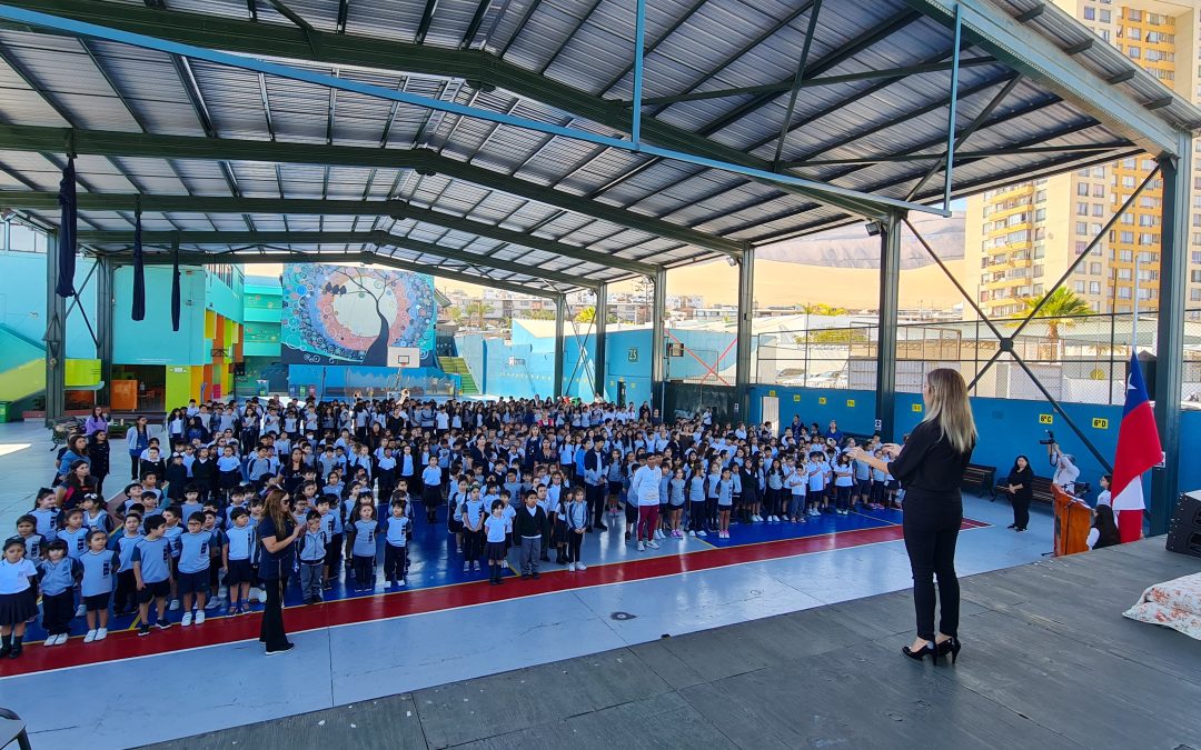 Acto Cívico por del Día de la Tierra en Educación Básica