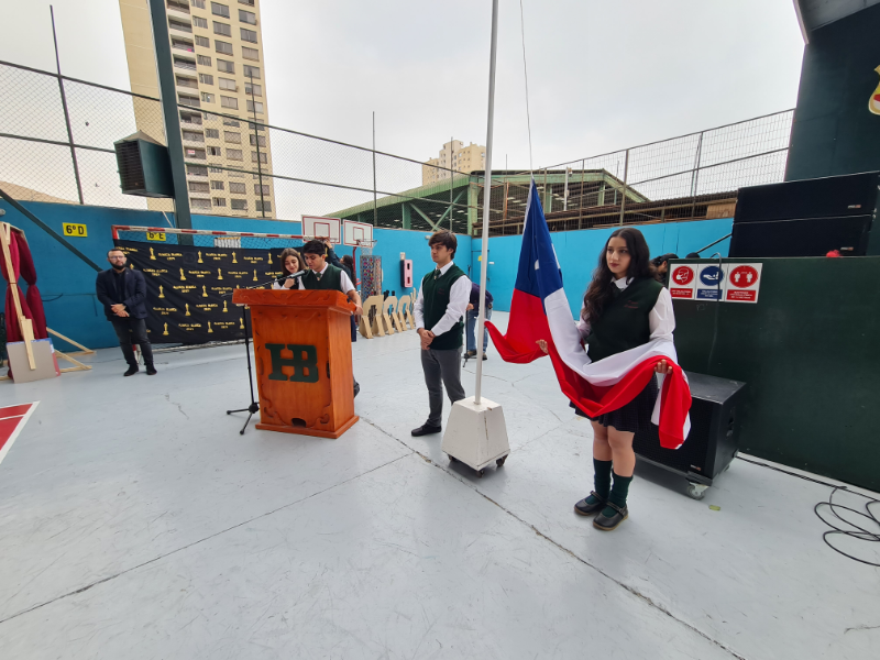 Acto Cívico de Educación Media con foco Fair Play en la celebración del 44° Aniversario.