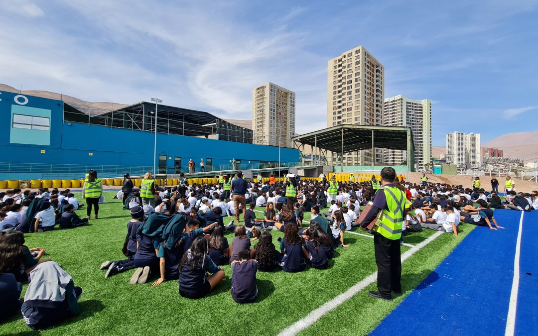 Colegio Hispano Británico realiza exitoso simulacro de evacuación tras sismo