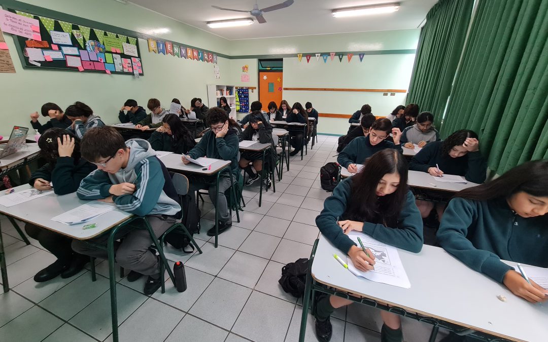Estudiantes del Colegio Hispano Británico participan en jornadas de ensayo SIMCE