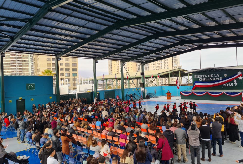 Presentación de bailes folklóricos de Chile