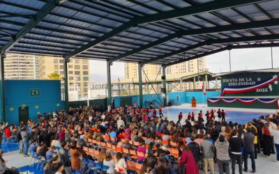 Presentación de bailes folklóricos de Chile