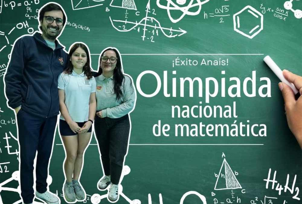 ¡Éxito Anaís! quien representará al Colegio Hispano Británico y a la Región de Tarapacá en la Final Nacional de las Olimpiadas de Matemáticas