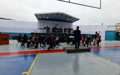 Estudiantes de Educación Básica disfrutaron de un encuentro musical con la Orquesta Sinfónica Juvenil Regional de Tarapacá