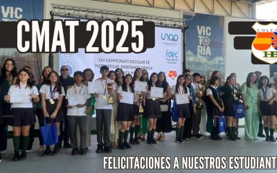 Estudiantes del Colegio Hispano Británico son reconocidos en el Campeonato Escolar de Matemáticas CMAT-2025