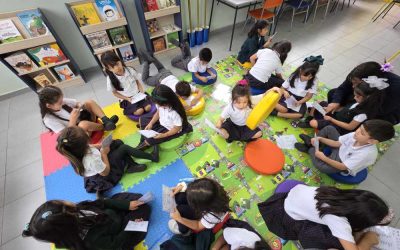 Primeros Básicos descubren el mundo de la lectura en los nuevos espacios de Biblioteca