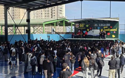 ¡Comenzaron las celebraciones! Colegio Hispano Británico dio inicio a su 46° aniversario con el tradicional sorteo de alianzas