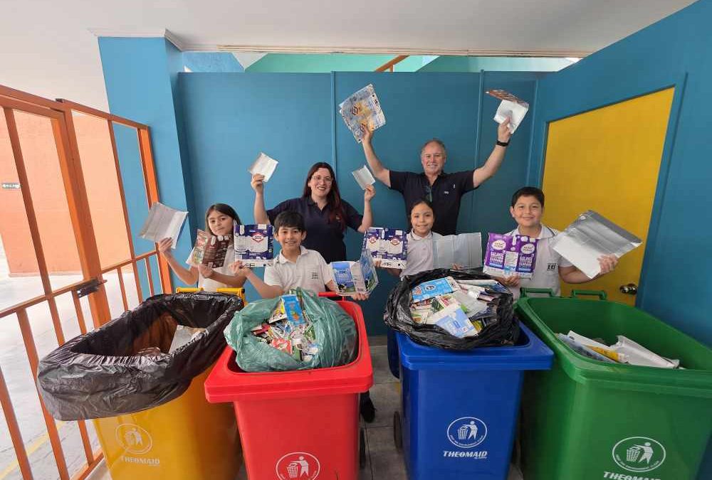 4° Básico A y 5° Básico B destacan por su compromiso con el reciclaje